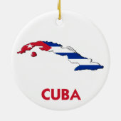 CUBA MAP KERAMISCH ORNAMENT (Achterkant)