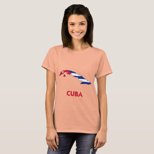 CUBA MAP T-SHIRT (Voorkant volledig)