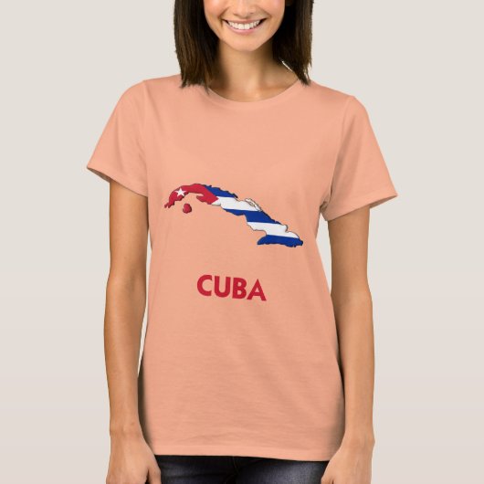 CUBA MAP T-SHIRT (Voorkant)