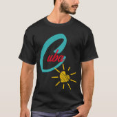 Cuba met zonneschijn hart t-shirt (Voorkant)