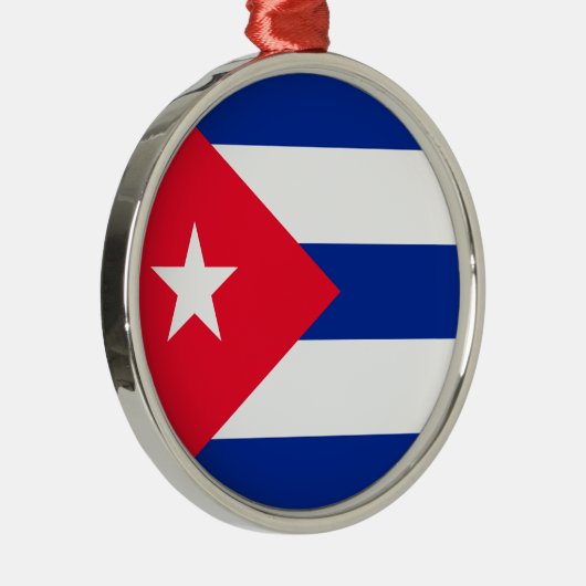 Cuba Metalen Ornament (Rechts)