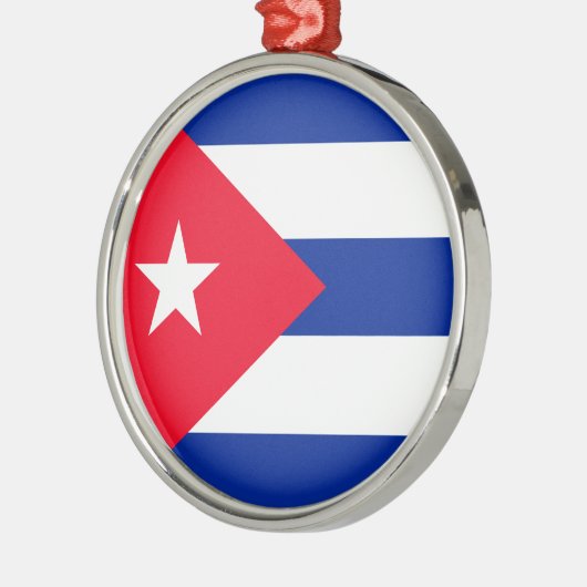 Cuba Metalen Ornament (Links)