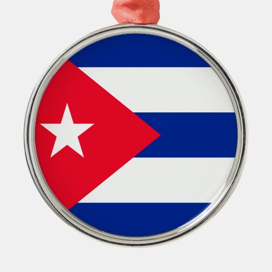 Cuba Metalen Ornament (Voorkant)