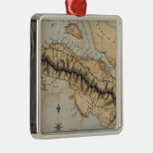 Cuba Metalen Ornament (Rechts)