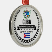 Cuba Metalen Ornament (Rechts)