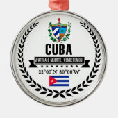 Cuba Metalen Ornament (Voorkant)