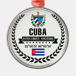 Cuba Metalen Ornament
