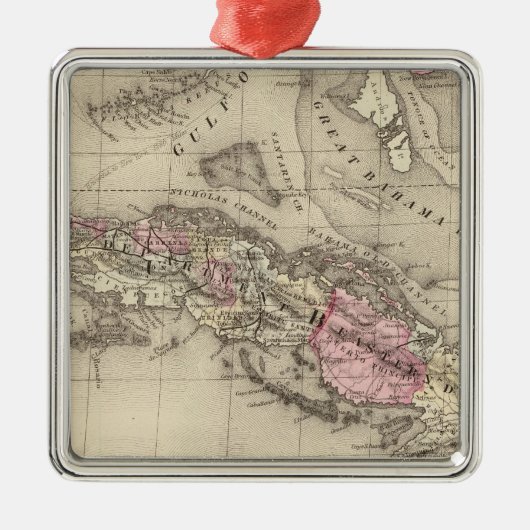 Cuba Metalen Ornament (Voorkant)