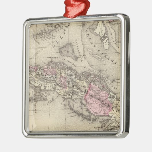 Cuba Metalen Ornament (Links)