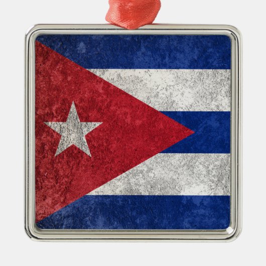 Cuba Metalen Ornament (Voorkant)