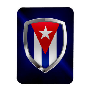 Cuba Mettalic Emblem Magneet