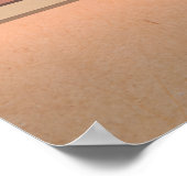 Cuba Minimaal Reisposter Poster (Hoek)