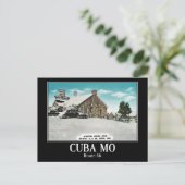 Cuba, Missouri, Rte 66, Vintage Briefkaart (Staand voorkant)