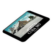 Cuba, Missouri, Rte 66, Vintage Magneet (Linkerzijde)