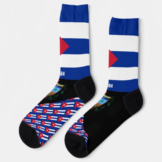 Cuba, mode, Cubaanse vlag, patriottisch Sokken (Links)