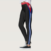 Cuba mode leggings, Cubaanse vlag / sport Leggings (Links)