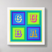 Cuba modern kleurrijk wall art Poster