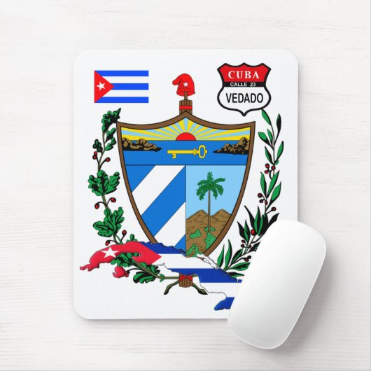 Cuba Mousepad Muismat (Met muis)