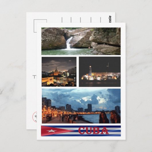 Cuba - Mozaïek - Briefkaart (Voorkant / Achterkant)