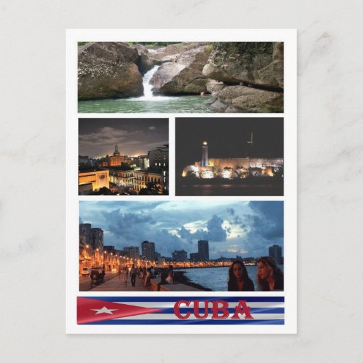 Cuba - Mozaïek - Briefkaart (Voorkant)