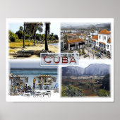 Cuba - Mozaïek - Poster (Voorkant)