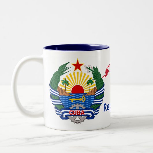 Cuba Mug / Kuba Tasse Tweekleurige Koffiemok (Links)