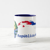 Cuba Mug / Kuba Tasse Tweekleurige Koffiemok (Center)