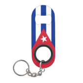 Cuba National Flag Patriotic Mini Flessenopener (Voorkant)