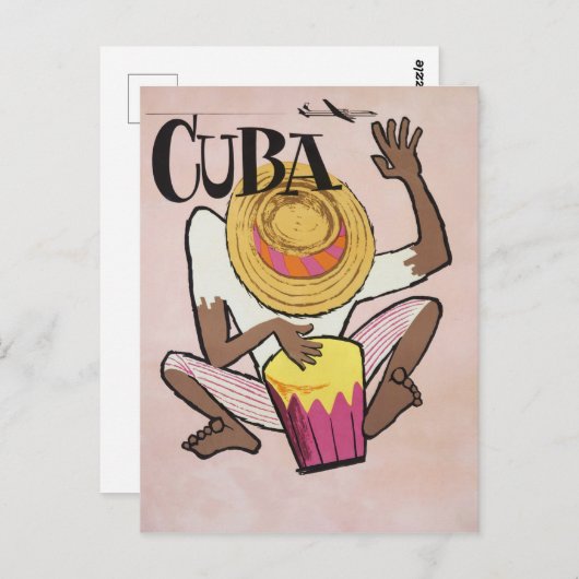 Cuba, oud reizen briefkaart (Voorkant / Achterkant)