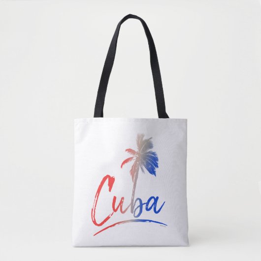 Cuba Palm Tote Bag (Voorkant)