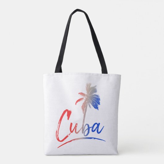 Cuba Palm Tote Bag (Achterkant)