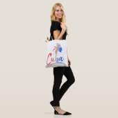 Cuba Palm Tote Bag (Op model)