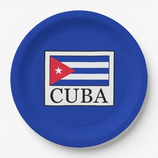 Cuba Papieren Bordje (Voorkant)