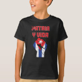 Cuba Patria Y Vida Cuban Flag Child T-Shirt (Voorkant)