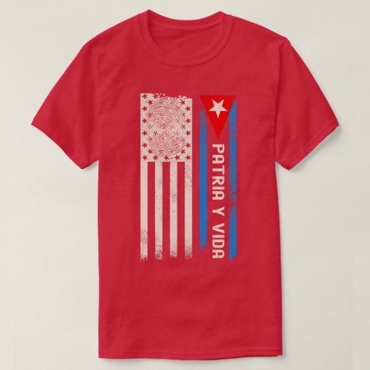 Cuba Patria y Vida T-shirt (Design voorkant)
