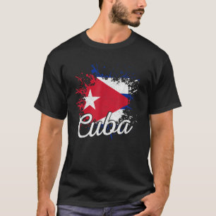 Cuba Patriottische Cubaanse trotsse vlag Patriotti T-shirt