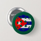 cuba pickleball ronde button 5,7 cm (Voorkant /achterkant)