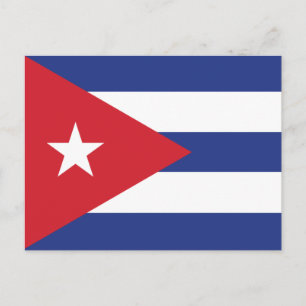 Cuba Plain Flag Briefkaart