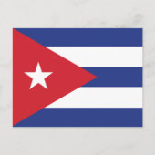 Cuba Plain Flag Briefkaart (Voorkant)