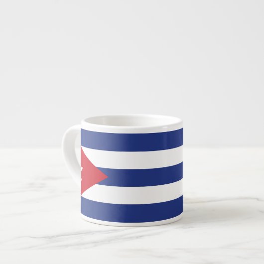 Cuba Plain Flag Espresso Kop (Links)