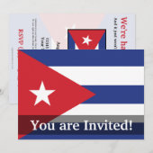 Cuba Plain Flag Kaart (Voorkant / Achterkant)