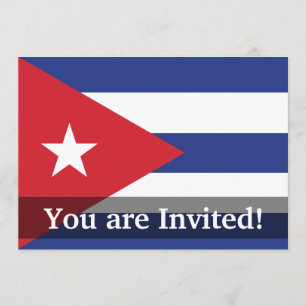 Cuba Plain Flag Kaart