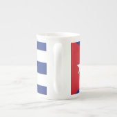Cuba Plain Flag Porselein Kop (Achterkant)
