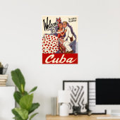 Cuba poster (Thuiskantoor)