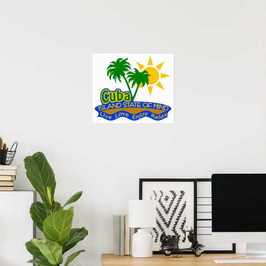 Cuba poster (Thuiskantoor)
