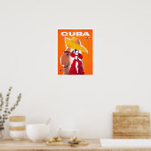 Cuba poster van het klassieke reizen (Keuken)