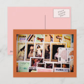 Cuba,  postzegels, Briefkaarten (Voorkant / Achterkant)