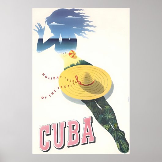Cuba Print Cubaanse Kunst Reisposter (Voorkant)