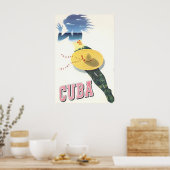 Cuba Print Cubaanse Kunst Reisposter (Keuken)