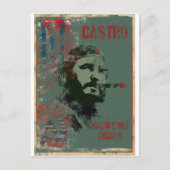 Cuba Propaganda Castro Briefkaart (Voorkant)